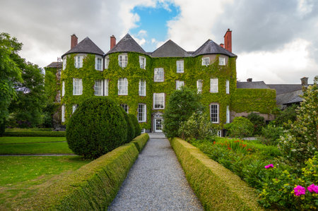 Kilkenny,  Ireland - August 2, 2013:  The Butler House seen from the gardenのeditorial素材