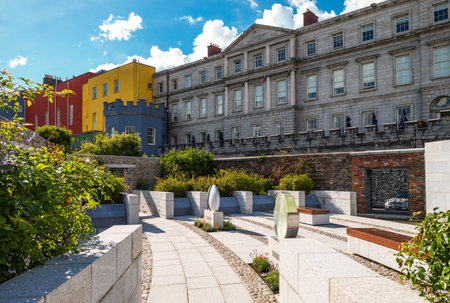 Ireland, Dublin, the Dublin Castle memorialのeditorial素材