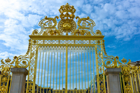 Paris, the gate of the Royal Palace of Versailles