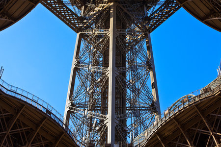 Paris, the Eiffel Tower,detail
