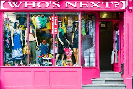 London, England - June 29, 2008:  A store of Portobello street