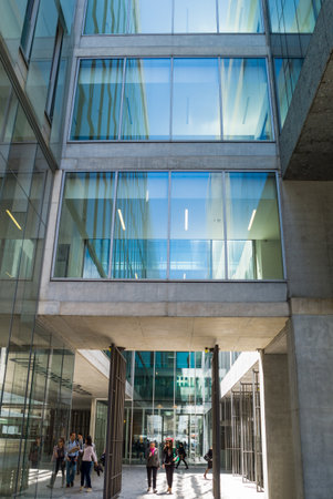 Milan, Italy - May 7, 2012: The architectures of the Bocconi Universityのeditorial素材