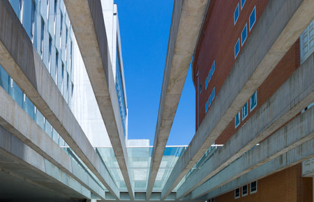 Milan, Italy - May 7, 2012: The architectures of the Bocconi Universityのeditorial素材