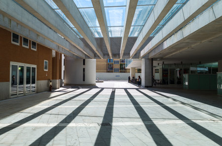 Milan, Italy - May 7, 2012: The architectures of the Bocconi Universityのeditorial素材