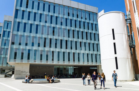 Milan, Italy - May 7, 2012: The architectures of the Bocconi Universityのeditorial素材