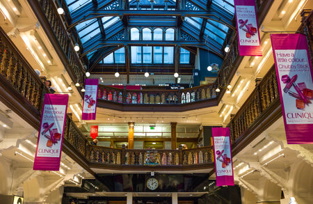 Edinburgh,  Scotland -  June 21, 2012: The Jenners traditional shopping centerのeditorial素材