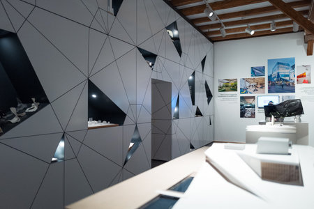 Copenhagen, Denmark - July 22, 2015: A hall of the Danish Architecture Centre