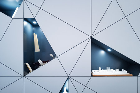 Copenhagen, Denmark - July 22, 2015: Detail view of the Danish Architecture Centreのeditorial素材