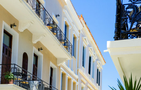 Greece, Crete, architectures of the Chania villageのeditorial素材