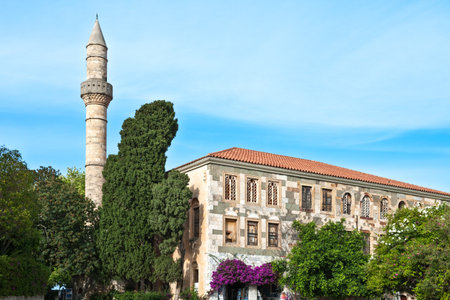 Greece, Dodecanese, Kos, the Adid Hasaan mosqueのeditorial素材