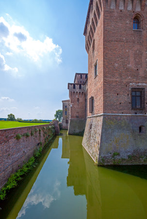 Mantova, Italy -  August 1, 2011:  The San Giorgio castleのeditorial素材