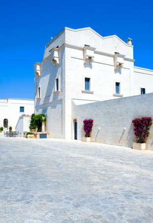 Fasano, Italy - july 22, 2006: The S.Domenico resort, one of the ancient rural farms of the territory, transformed into luxurious resortsのeditorial素材