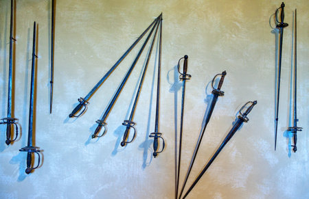 Trieste, Italy - August 9, 2010: The San Giusto castle armory