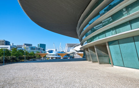 Lisbon, Portugal - March 25, 2009: The Atlantico pavilion in the Parque Das Nacoes exhibition areaのeditorial素材