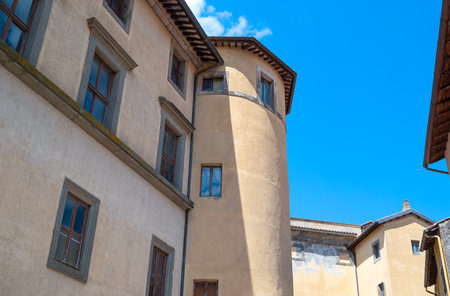 Nemi, Italy - April 21, 2017: The Ruspoli palace in the old townのeditorial素材