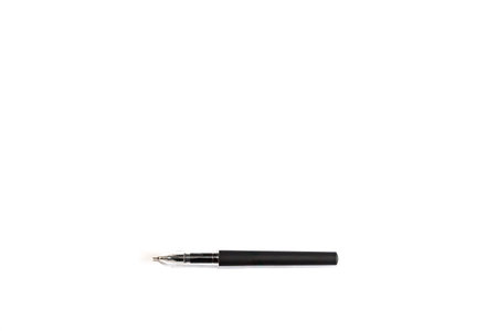 Black pen Isolated on white, ready for your design templateの写真素材