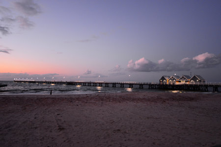 Ocean view in Busselton Western Australia and view of the oceanのeditorial素材