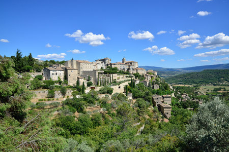 Gordes Provence Franceの写真素材