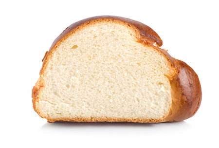 Bread isolated on a white backgroundの写真素材
