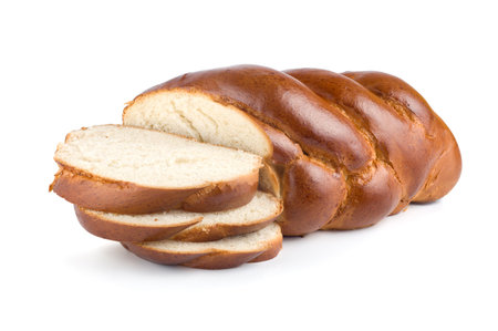 Bread isolated on a white backgroundの写真素材