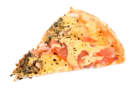 Slice pizzaの写真素材