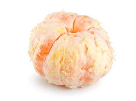Peeled mandarinの写真素材