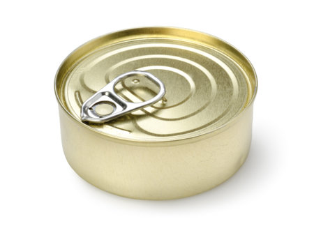 Canned pate isolatedの写真素材