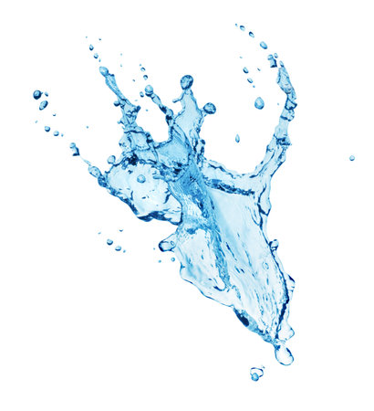 Blue waterの写真素材