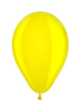 Yellow balloonの写真素材