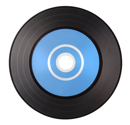 Vinyl recordの写真素材