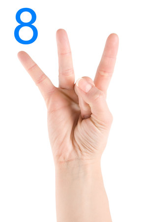 Number eightの写真素材