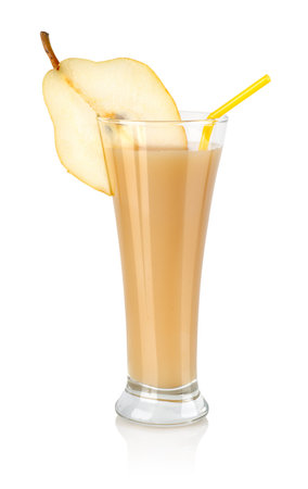 Pear juice isolatedの写真素材