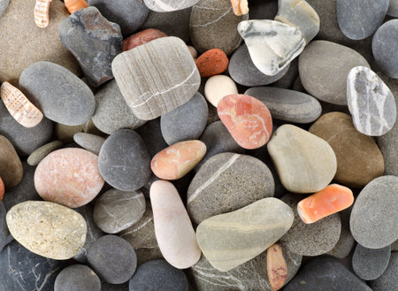 Sea pebbleの写真素材