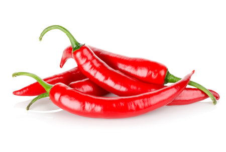 Hot chili peppersの写真素材