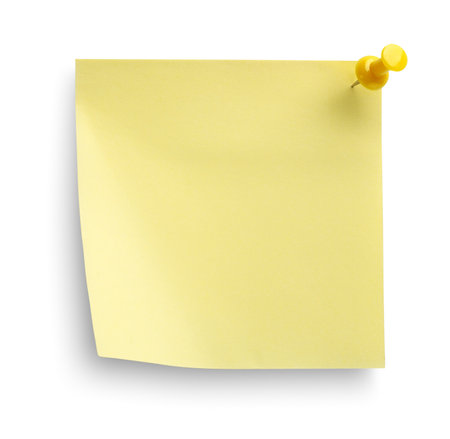 Yellow notebook isolatedの写真素材
