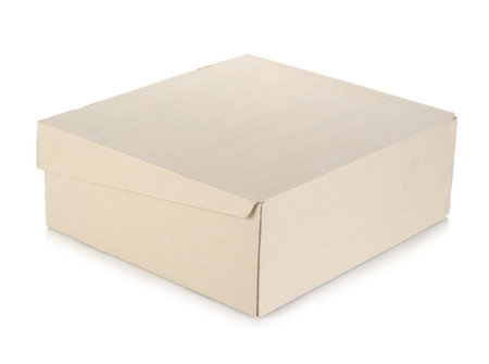 Box isolated on a whiteの写真素材