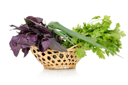 Basket of vegetablesの写真素材