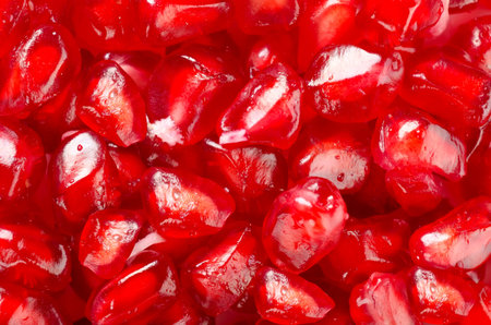 Pomegranate seeds backgroundの写真素材