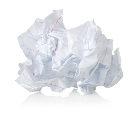 Crumpled paperの写真素材