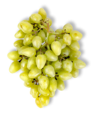 Grapes top viewの写真素材