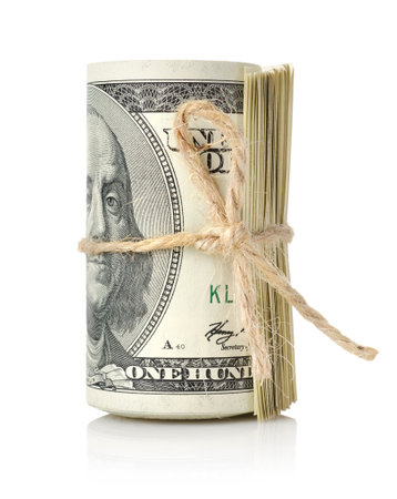 Dollar rollの写真素材