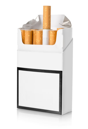Pack of cigarettesの写真素材