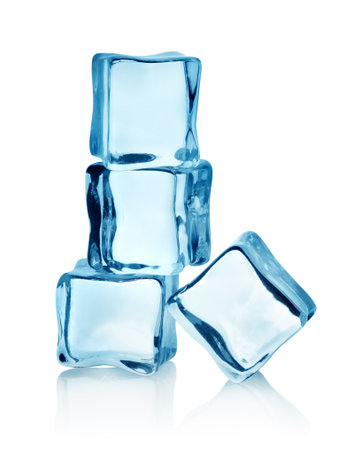 Group ice cubesの写真素材