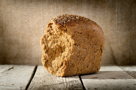 Loaf of rye breadの写真素材
