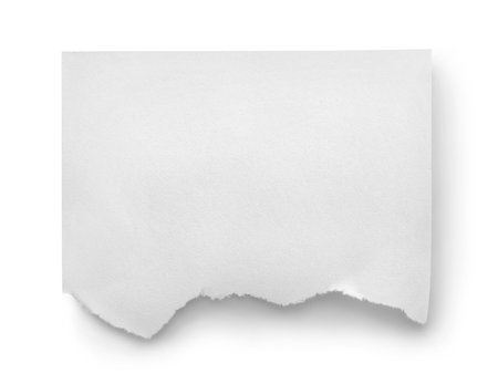 Sheet of white paperの写真素材