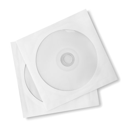 CD and paper caseの写真素材