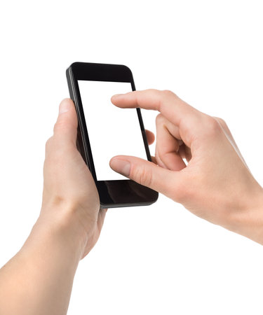 Smart Phone isolatedの写真素材