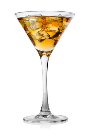 Brandy with iceの写真素材