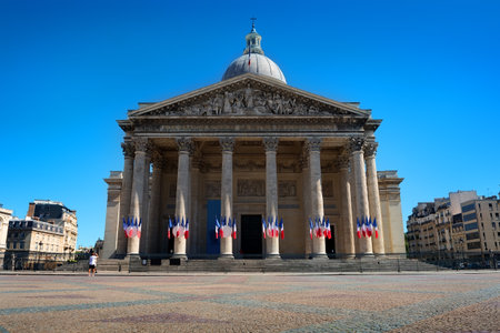 Pantheon in Parisの写真素材
