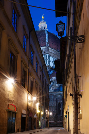 Street of florenceの写真素材